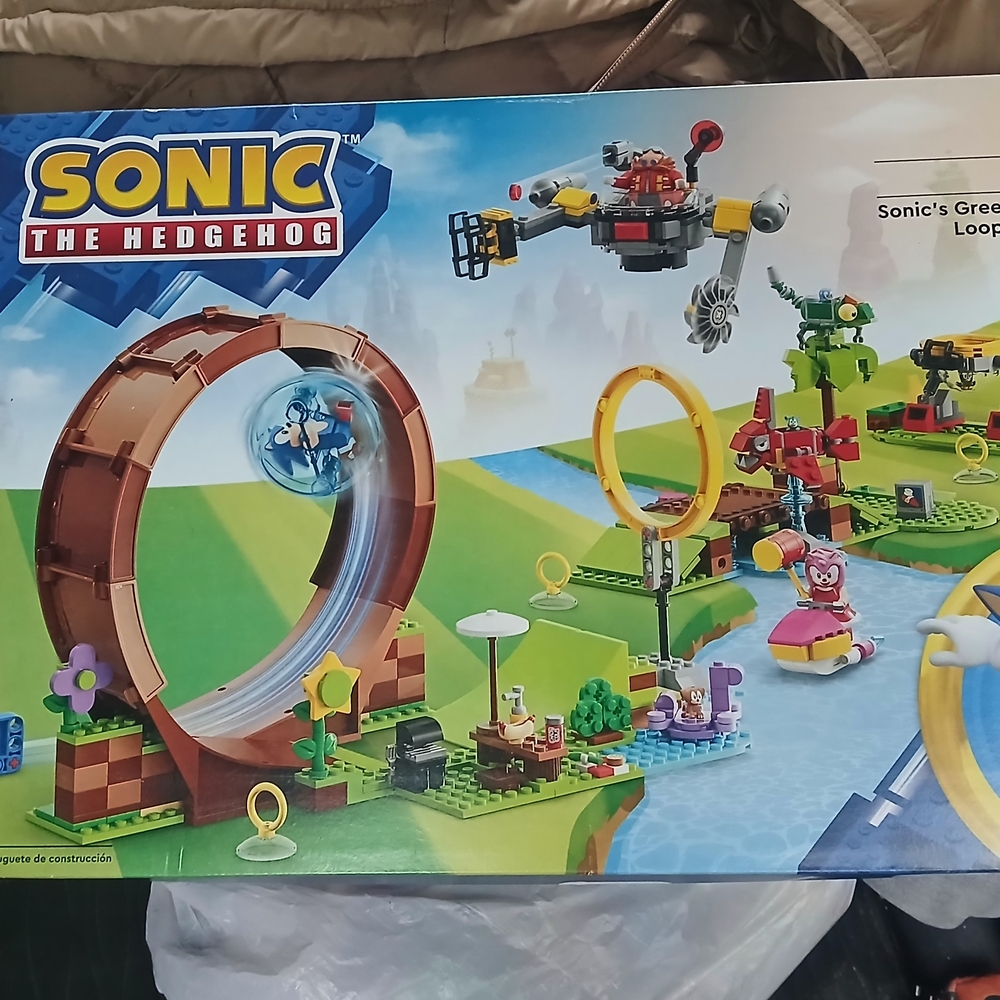Lego Sonic The Hedgehog Sonic's Green Hill Zone Loop Challenge NEW